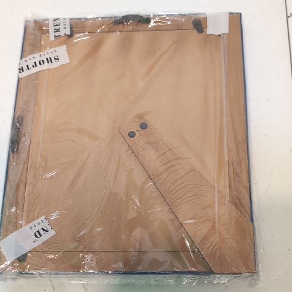 Handicrafts Home Blue and White Handmade 8X10 Picture Frame New In Box - Picture 4 of 6